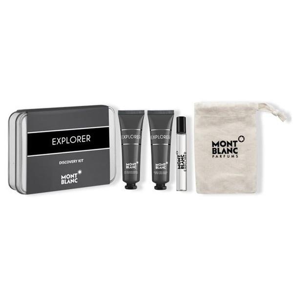 Set cadou Explorer: Apă de parfum 7.5 ml + After-Shave 30 ml + Gel de dus 30 ml, Montblanc 7.5