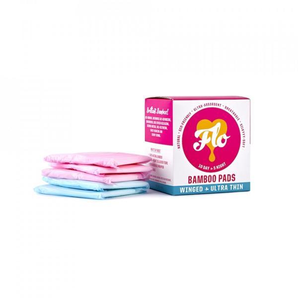 Pachet combo day and night cu 10 absorbante de zi si 5 pentru noapte, cu aripioare, flo, 10buc
