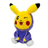 Jucarie de plus Pokemon Pikachu 25 cm, mov
