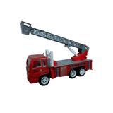   Camion pompieri de jucarie, Scara rotativa, Rosu