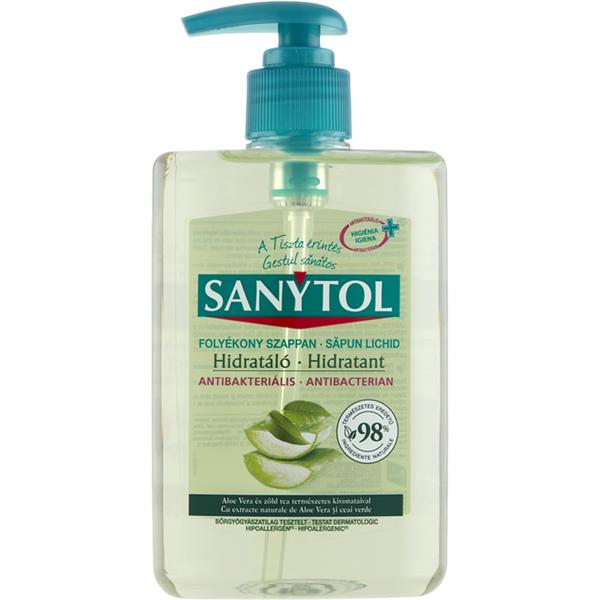 Sapun Lichid Antibacterian Hidratant Sanytol, 250ml esteto.ro imagine noua
