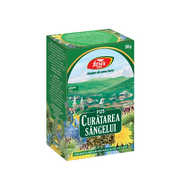 Ceai Curatarea Sangelui P125 Fares, 50 g