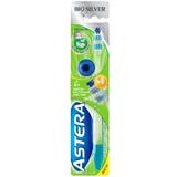 Periuta de Dinti Antibacteriana Medium - Astera Bio Silver Medium, 1 buc