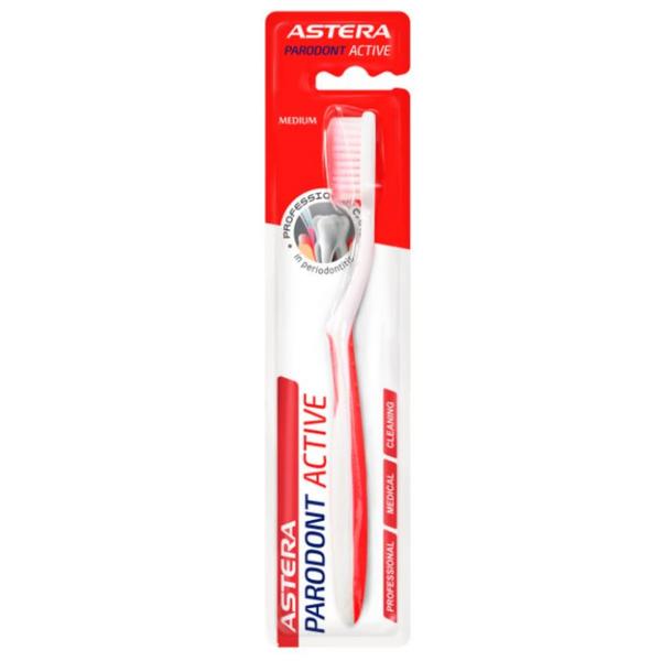 Periuta de dinti sensibili medium - astera paradont active medium, 1 buc