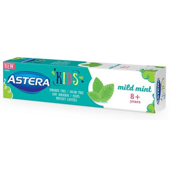 Pasta de Dinti cu Aroma de Menta pentru Copii – Astera Kids Mild Mint 8+ years, 50 ml