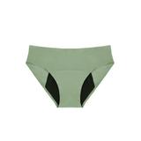 Chiloti menstruali reutilizabili Femieko, absorbtie ridicata, culoare verde, marimea L