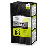 Vopsea Crema Demi-permanenta - Kolora Zero No Ammonia Color Cream, nuanta 2.0 Dark Velvet, 120 ml