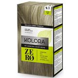Vopsea Crema Demi-permanenta - Kolora Zero No Ammonia Color Cream, nuanta 9.1 Silver Ash, 120 ml