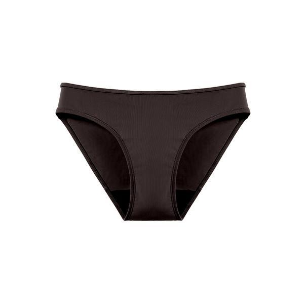Chiloti menstruali reutilizabili femieko, pentru inot, absorbtie moderata, culoare negru, marimea 3xl