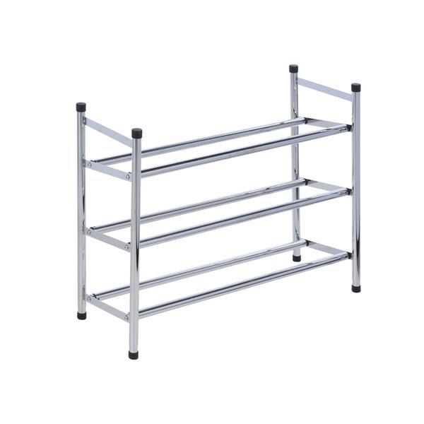 Pantofar extensibil din otel inoxidabil, 3 nivele, 61.5-115x23x50 cm