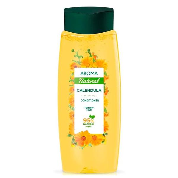 Balsam cu Galbenele pentru Par Uscat – Aroma Natural Calendula Conditioner for Dry Hair, 400 ml 400 imagine 2022