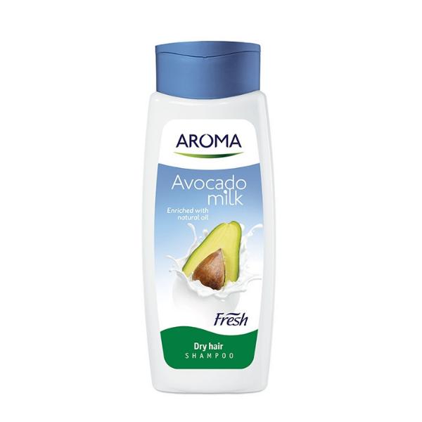 Sampon cu Avocado si Lapte pentru Par Uscat – Aroma Fresh Avocado Milk Dry Hair Shampoo, 400 ml 400 imagine 2022
