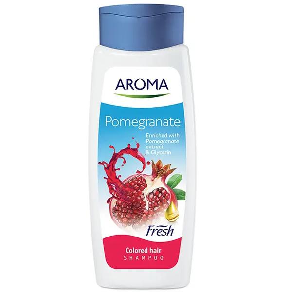 Sampon cu Rodie si Glicerina pentru Parul Vopsit – Aroma Fresh Pomegranate Colored Hair Shampoo, 400 ml 400 imagine 2022