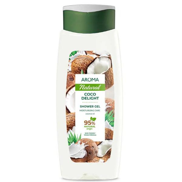 Gel de Dus cu Aroma de Cocos – Aroma Natural Coco Delight Shower Gel, 400 ml 400