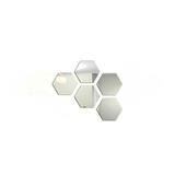 Set 5 Oglinzi Decorative Hexagonale, 12.5 x 11 x 6.3 cm