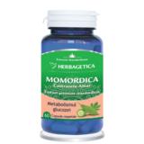 Momordica Castravete Amar Extract Premium Standardizat Herbagetica, 60 capsule