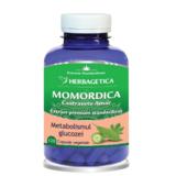 Momordica Castravete Amar Extract Premium Standardizat Herbagetica, 120 capsule