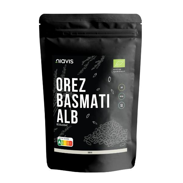 Orez basmati alb ecologic niavis, 500g