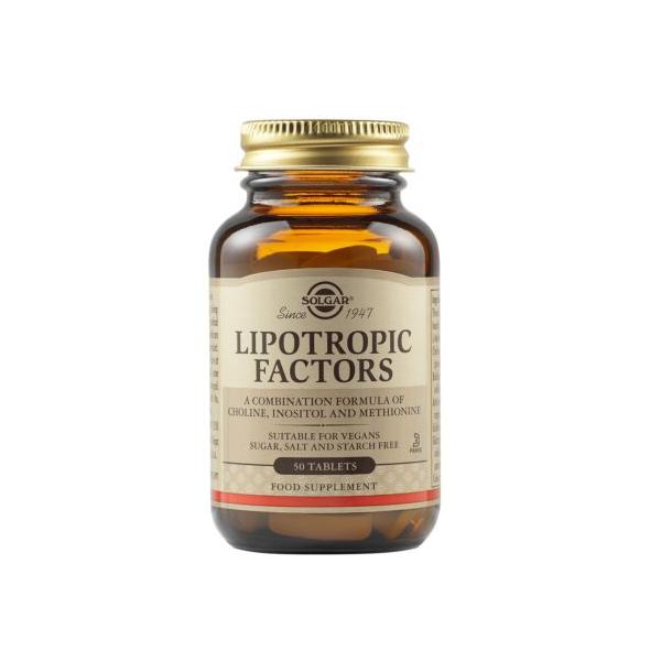 Lipotropic Factors Solgar, 50 tablete