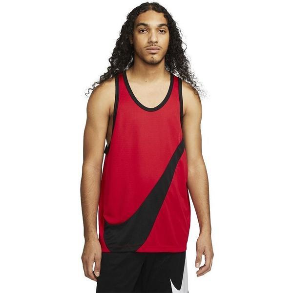 Maiou barbati nike dri-fit basketball crossover jersey dh7132-657, s, rosu