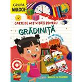 Carte de activitati pentru gradinita, cu abtibilduri. Grupa mijlocie, editura Girasol
