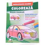 Coloreaza masini premium + Autocolante model, editura Pegas