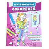 Coloreaza Alisa + Autocolante model, editura Pegas