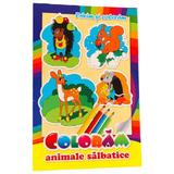 Coloram animale salbatice.Privim si coloram, editura Pegas