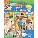 Scoala de echitatie. 59 autocolante si un joc cadou. Prima mea carte cu autocolante, editura Pegas