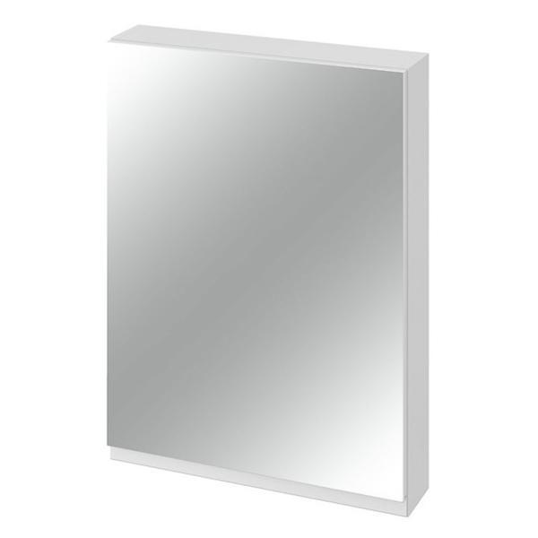 Dulap baie cu oglinda cs monde suspendat, gri, 60x14.4x80 cm