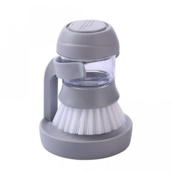 Perie de vase cu rezervor pentru detergent