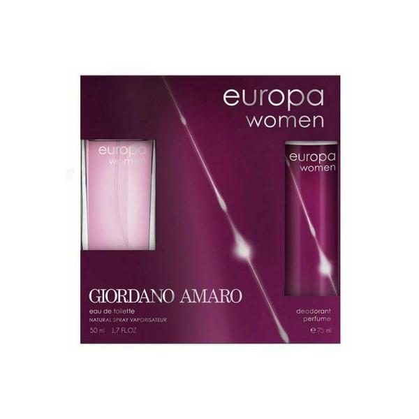 Set cadou Giordano Amaro, femei (apă de toaletă 50ml + deodorant 75ml) 50ML poza noua reduceri 2022