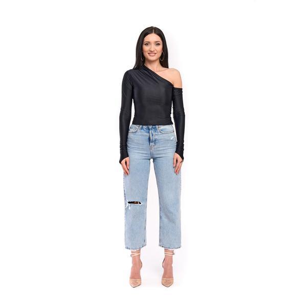 Bluza asimetrica pe un umar marime s