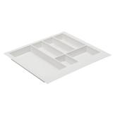 Suport organizare tacamuri Axispace, alb, pentru latime exterioara corp 600 mm, montabil in sertar de bucatarie