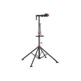 Stand portabil pentru reparatii biciclete, Telescopic, Otel, Negru