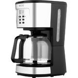 Cafetiera ECG KP 2125 Supreme, 900 W, 1.5 L, 12 cesti, LCD, bol din sticla