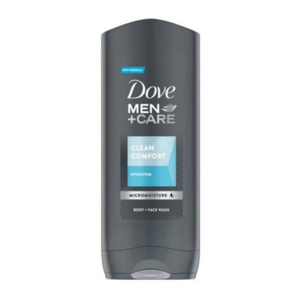 Gel de dus, Dove, Men+Care Clean Comfort, Micro Moisture, 250 ml Dove imagine noua