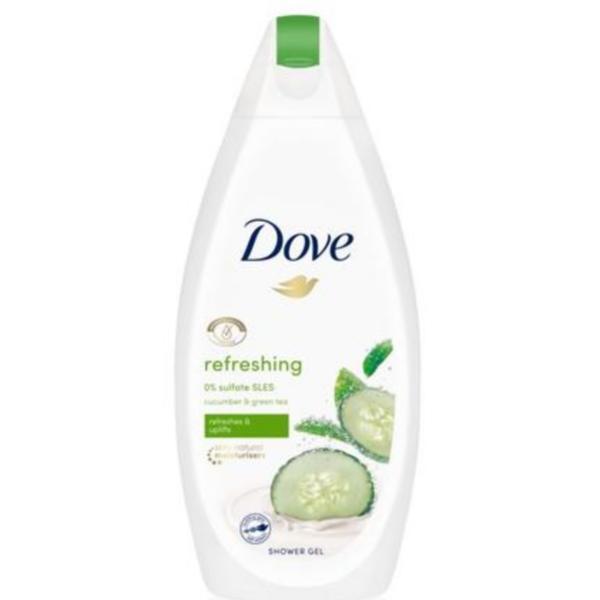 Gel de dus, dove, go fresh castravete   ceai verde, 450 ml