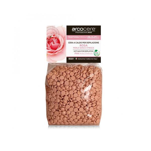 Ceara epilat profesionala Arcocere perle traditionala elastica roz, 1kg 1kg