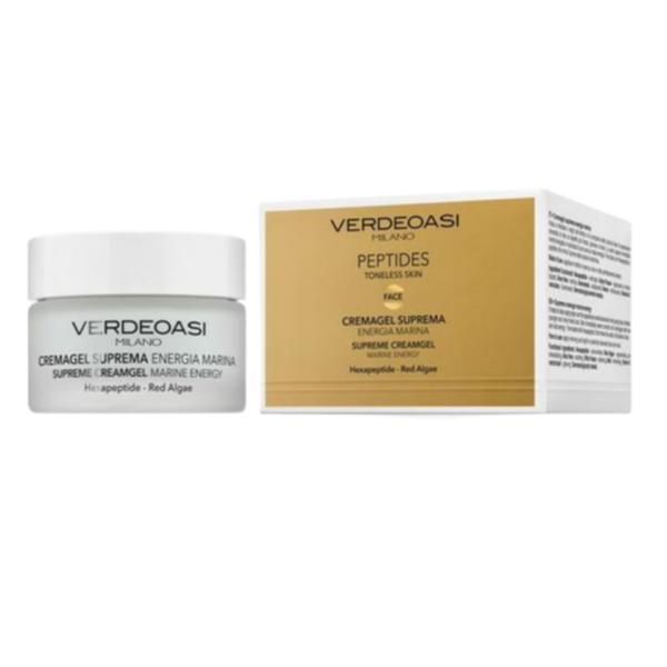 Crema antirid energie marina verdeoasi cu hexapeptide si alge rosii, 50ml