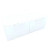 Armonia Comoda alba cu 2 usi "push" Mdf Alb mat