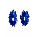 Set 2 elastice cu flori pentru par culoare albastru