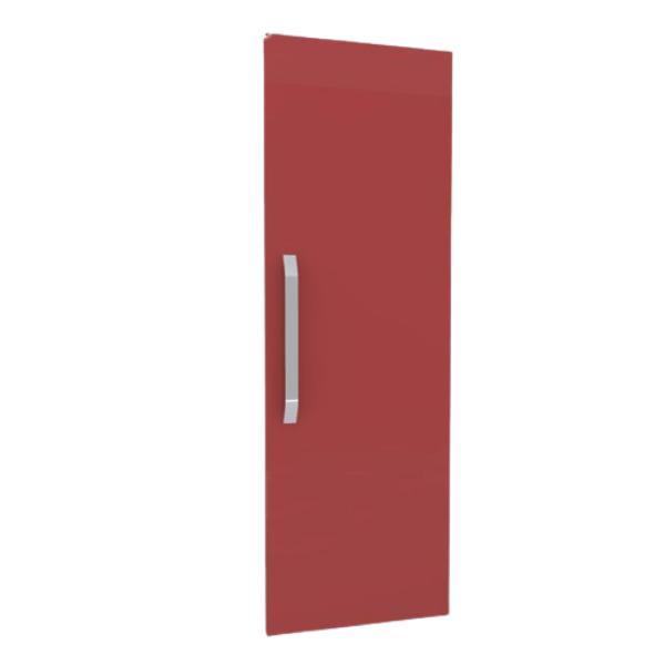 Dulap suspendat vert.cu 1 usa cu maner front pal rosu