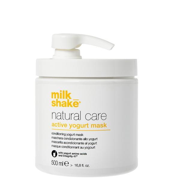 Masca pentru par reconstructoare Milk Shake Natural Care Active Yogurt 500ml 500ml imagine noua
