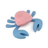 Buton pentru mobila copii Joy Crab, finisaj roz cu clesti bleu CB, 25 mm