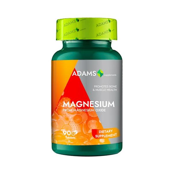 Magneziu Adams Supplements, 90 tablete