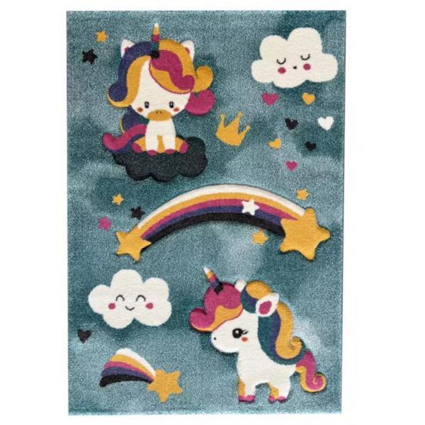 Covor pastel kids, model 65kvk, dimensiune 160x230 cm, 2590 gr/mp