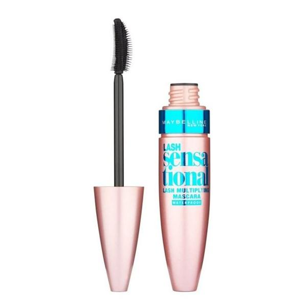 Rimel Rezistent la Apa - Maybelline Lash Sensational Waterproof, black, 9.5 ml