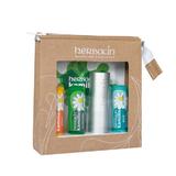 Set cadou 3 balsamuri de buze cu suport, ( musetel 4.8g + musetel si menta 4.8g + musetel citrice ghimbir 4.8g ) Herbacin