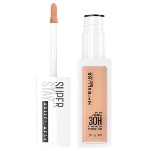 Corector - Maybelline Superstay Active Wear 30h Concealer, nuanta 25 Medium, 30 ml